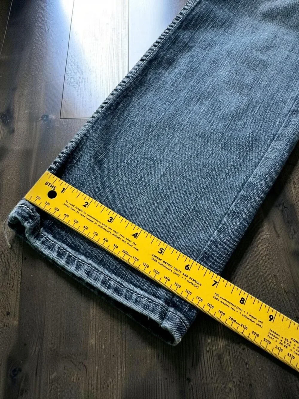 Flypaper Bootcut Jeans 30x30 Blue Y2K Western Pocket Denim
